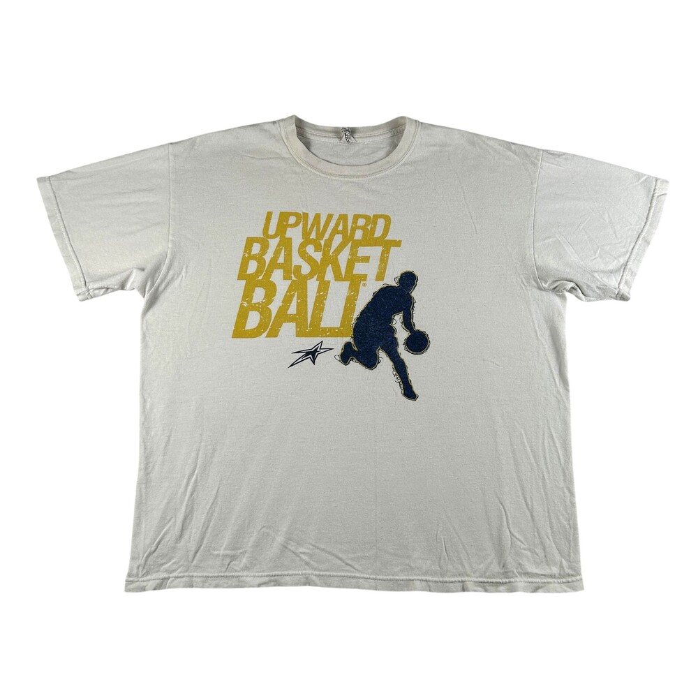 Vintage Upward Basketball Shirt Mens XL Anvil Player Graphic Tee Sports Y2K